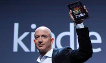 Bezos With Kindle Fire