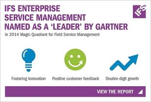 IFS More than just ERP Leaders in Field Service Management, too