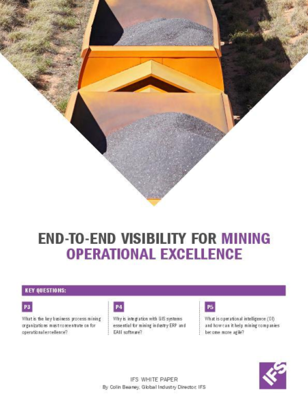 end-to-end visibility for mining operational excellence